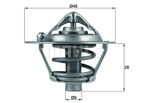 WILMINK GROUP Термостат, охлаждающая жидкость WG1217861